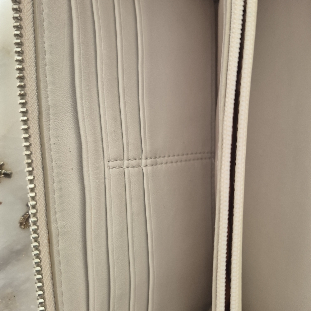 Coach Yellow and Cream Wallet - Picture 5 of 9